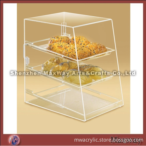 Clear Beveled Acrylic Birthday Bakery Display Case